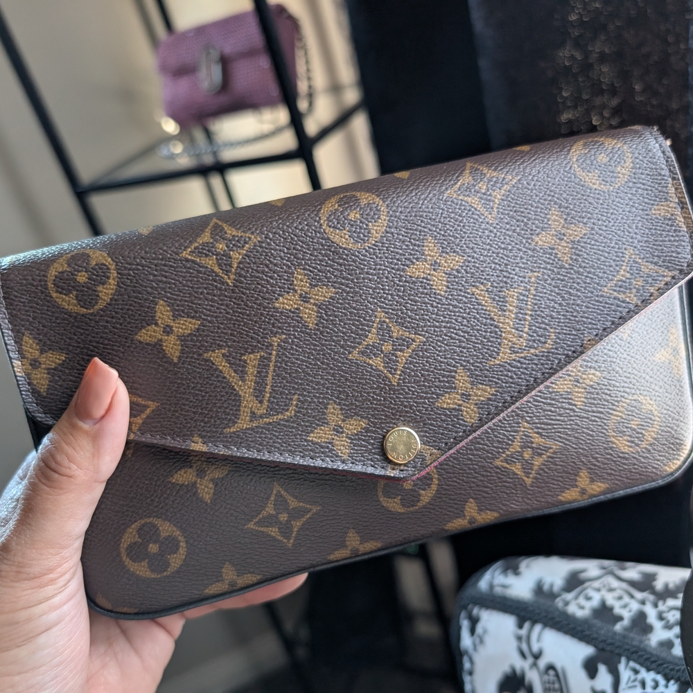 Louis Vuitton Brown Monogram Clutch